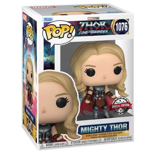 sticky Funko POP! Marvel: Thor Love and Thunder - Mighty Thor figura #1076