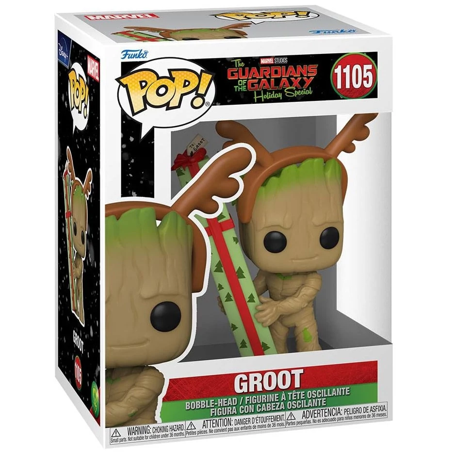 sticky Funko POP! Marvel: The Guardians of the Galaxy - Holiday Special Groot figura #1105