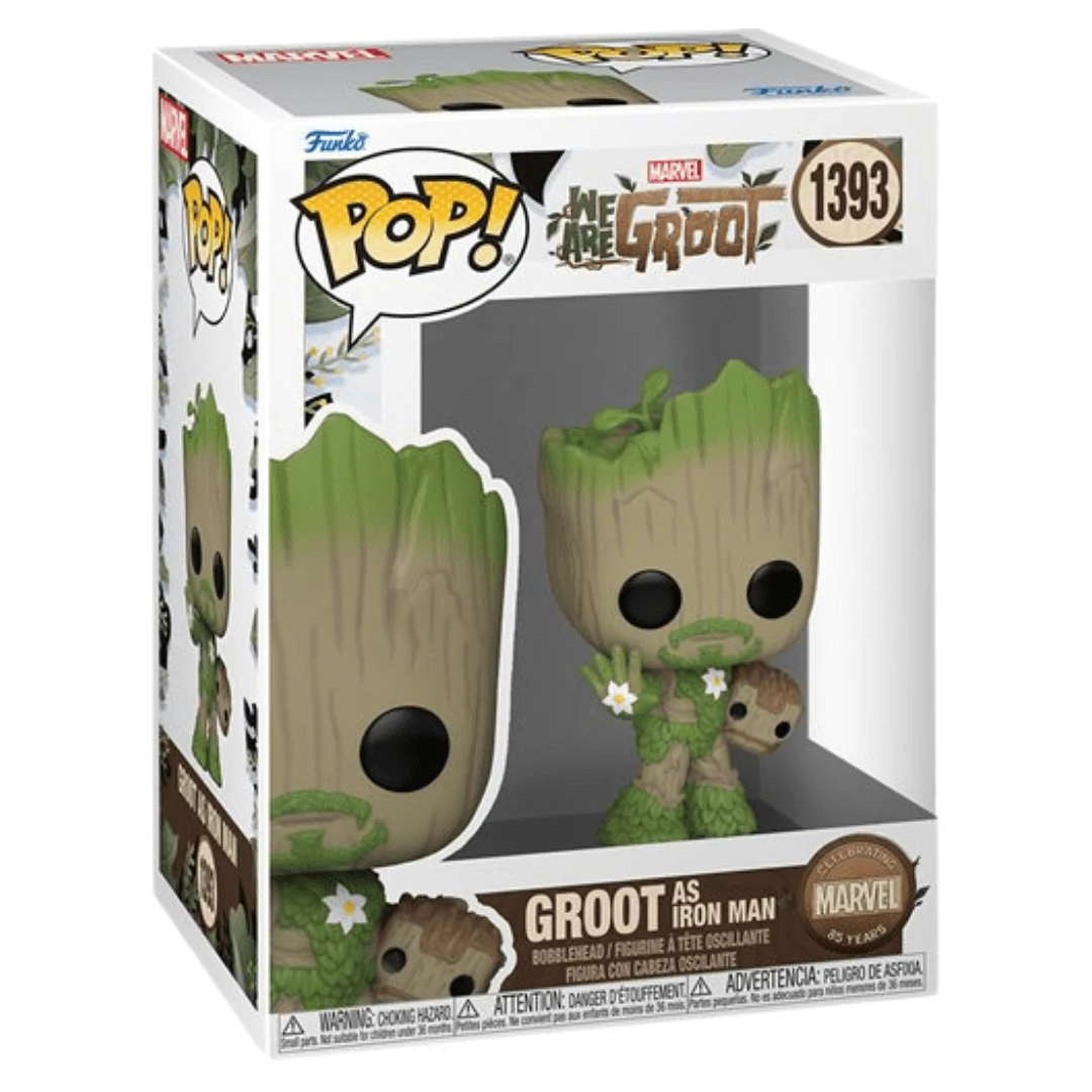 sticky Funko POP! Marvel: We Are Groot - Iron Man Groot figura #1393