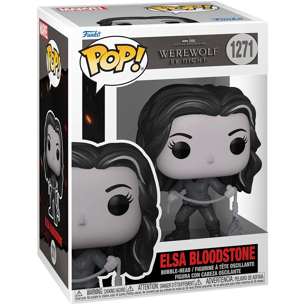 sticky Funko POP! Marvel: Werewolf by Night - Elsa w/Ravensclaw figura