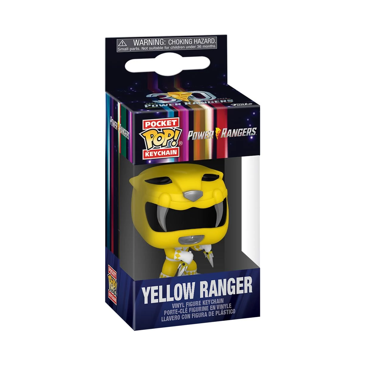 sticky Funko POP! Mighty Morphin Power Rangers 30th - Yellow Ranger kulcstartó