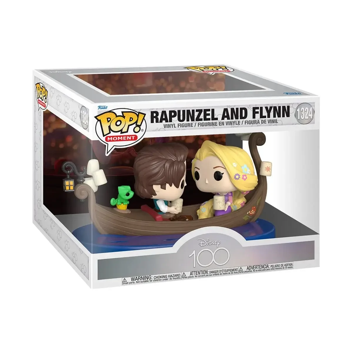 sticky Funko POP! Moment: Disney 100 - Tangled Rapunzel and Flynn on Boat #1324