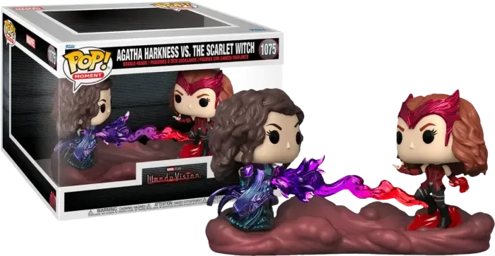 sticky Funko POP! Moment: Marvel - Wanda VS Agatha figura #1075