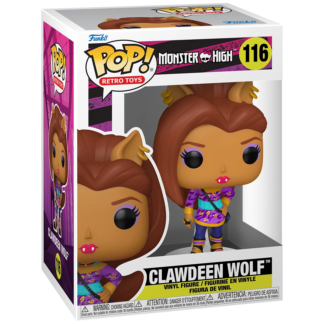 sticky Funko POP! Retro Toys: Monster High - Clawdeen Wolf figura