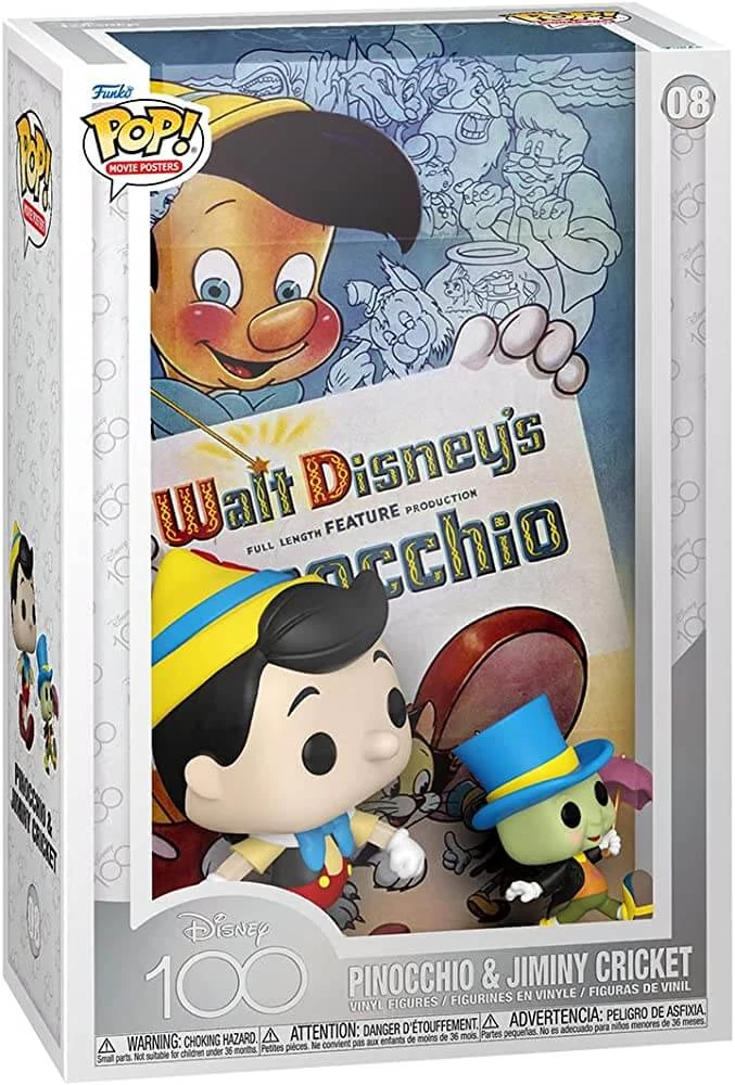 sticky Funko POP! Movie Poster: Disney - Pinocchio figura #7