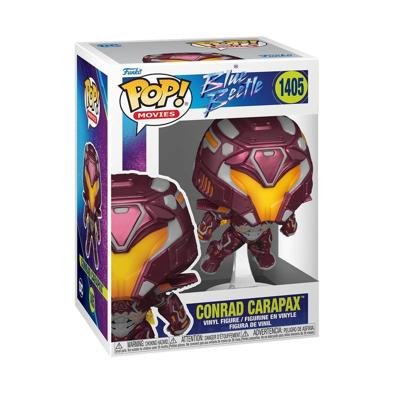 sticky Funko POP! Movies: Blue Beetle - Conrad Carapax figura