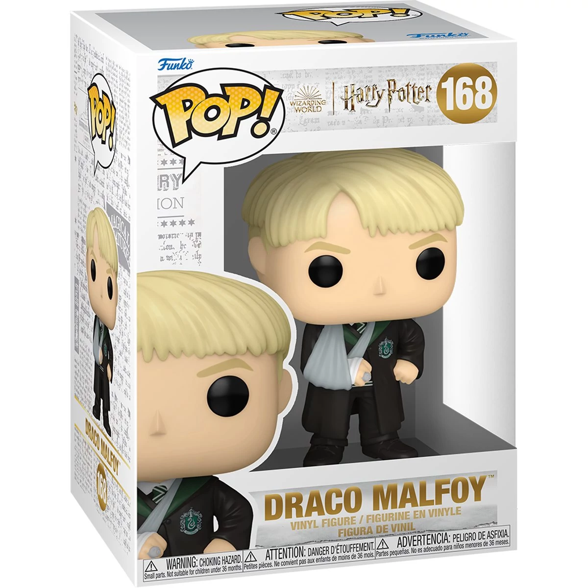 sticky Funko POP! Movies: Harry Potter: The Prisoner of Azkaban - Malfoy w/Broken Arm figura