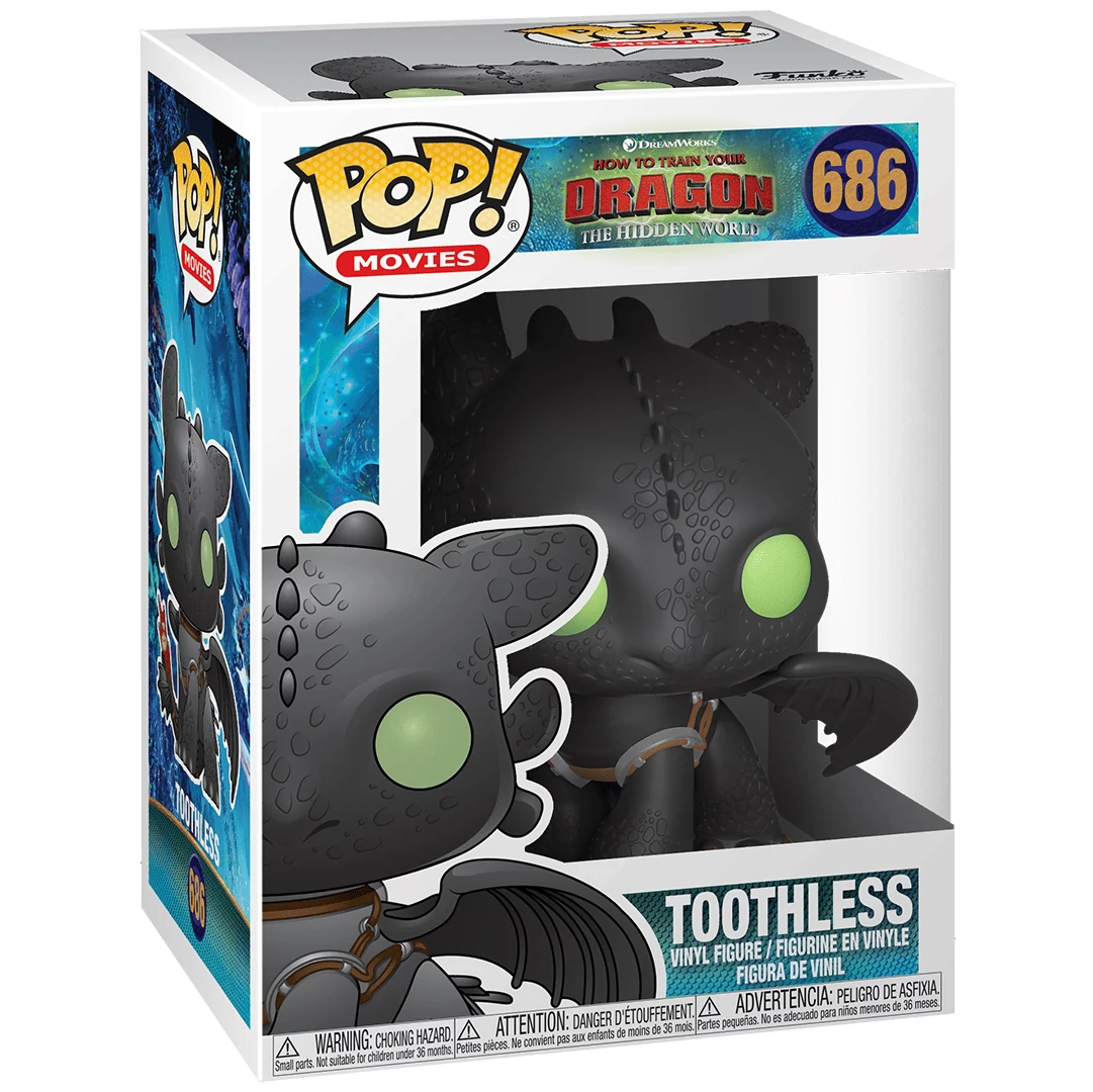 sticky Funko POP! Movies: How to train your Dragon 3 - Toothless figura