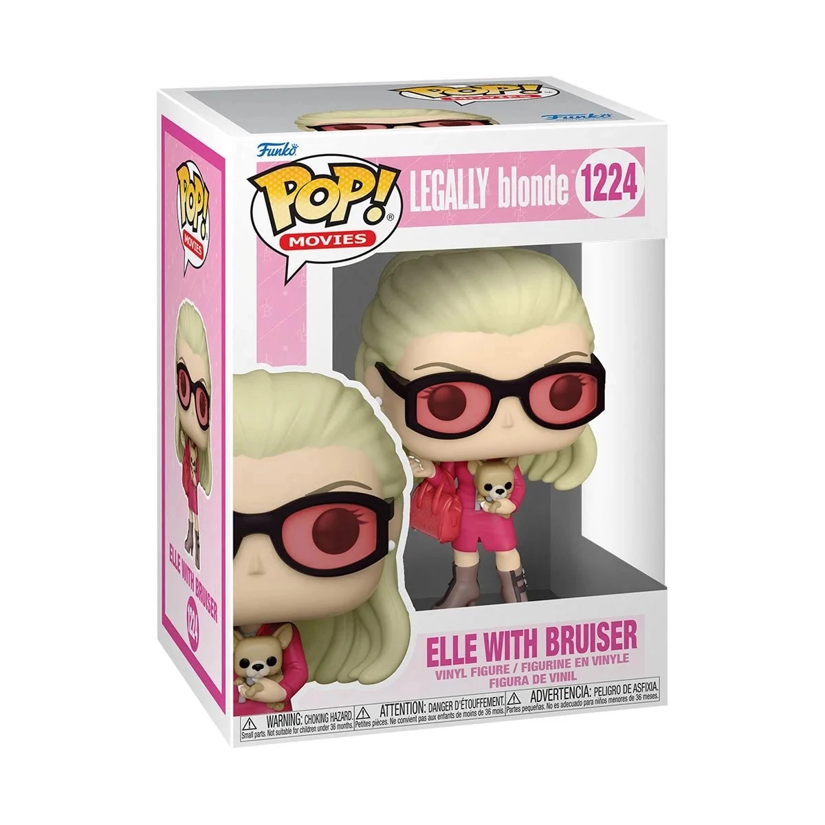 sticky Funko POP! Movies: Legally Blonde - Elle w/ Bruiser figura #1224