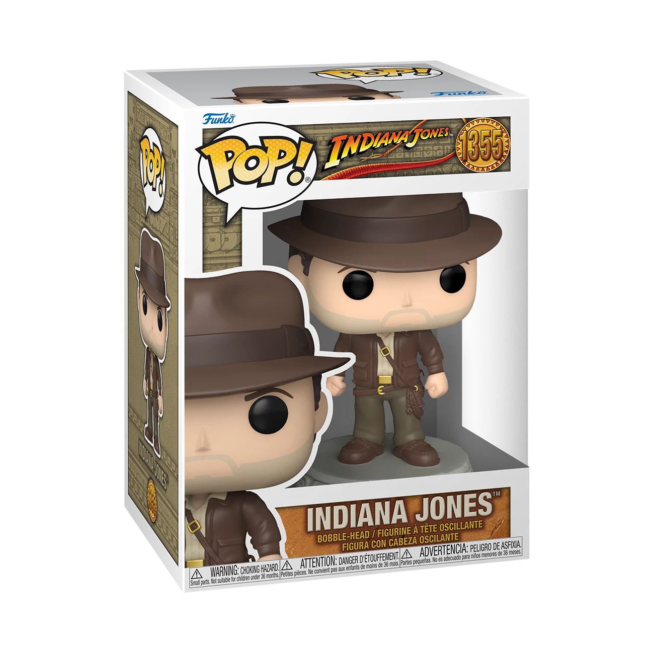 sticky Funko POP! Movies: ROTLA - Indiana Jones with jacket figura #1355