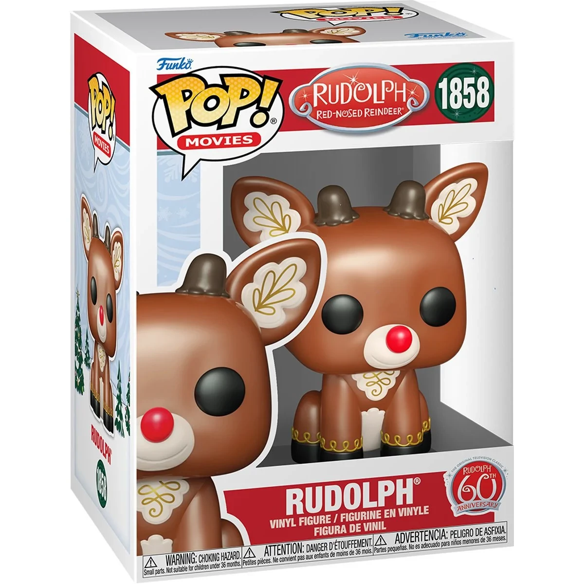 sticky Funko POP! Movies: Rudolph the Red-Nosed Reindeer - Rudolph figura #1858