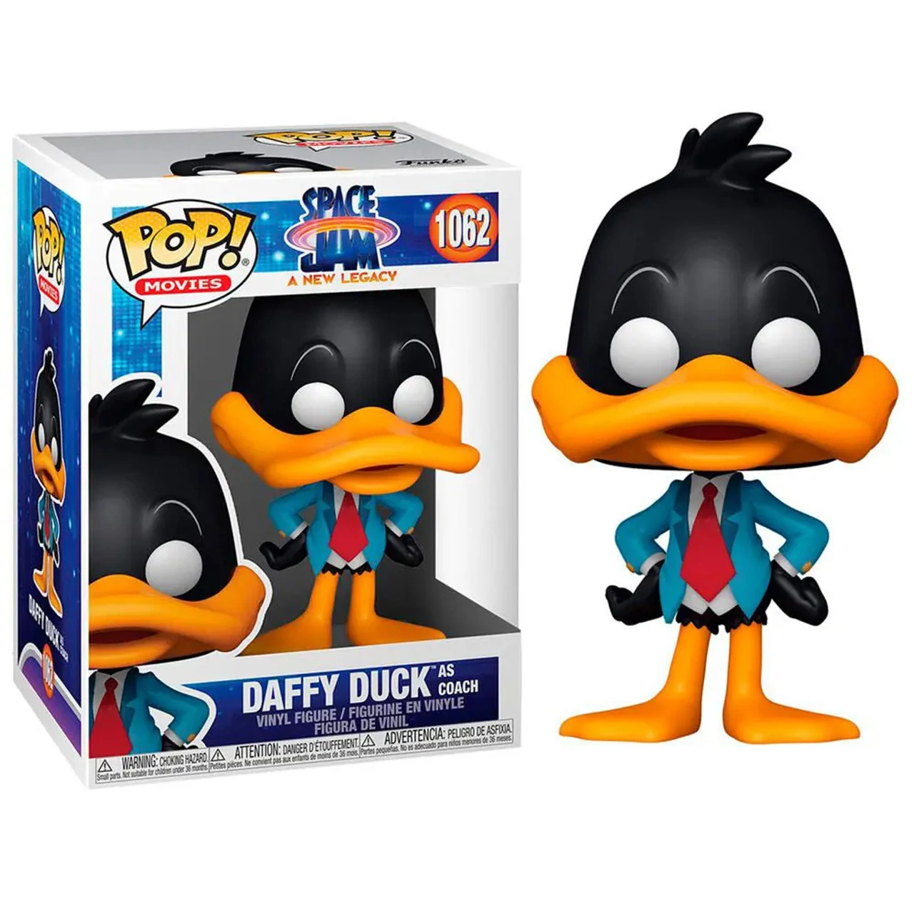 sticky Funko Pop! Movies: Space Jam A New Legacy - Daffy Duck As Coach figura #1062