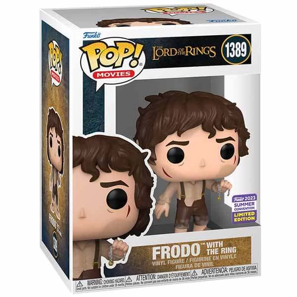 sticky Funko POP! Movies The Lord of the Rings - Frodo with the Ring (Convention Limited Edition) figura #1389