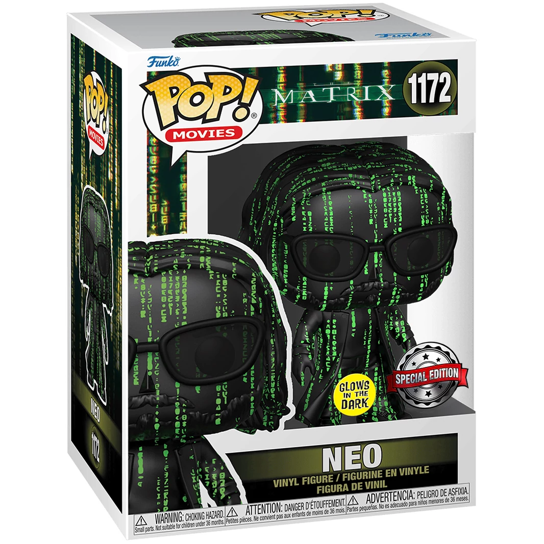 sticky Funko POP! Movies: The Matrix 4 - Neo (Coded) figura #1172