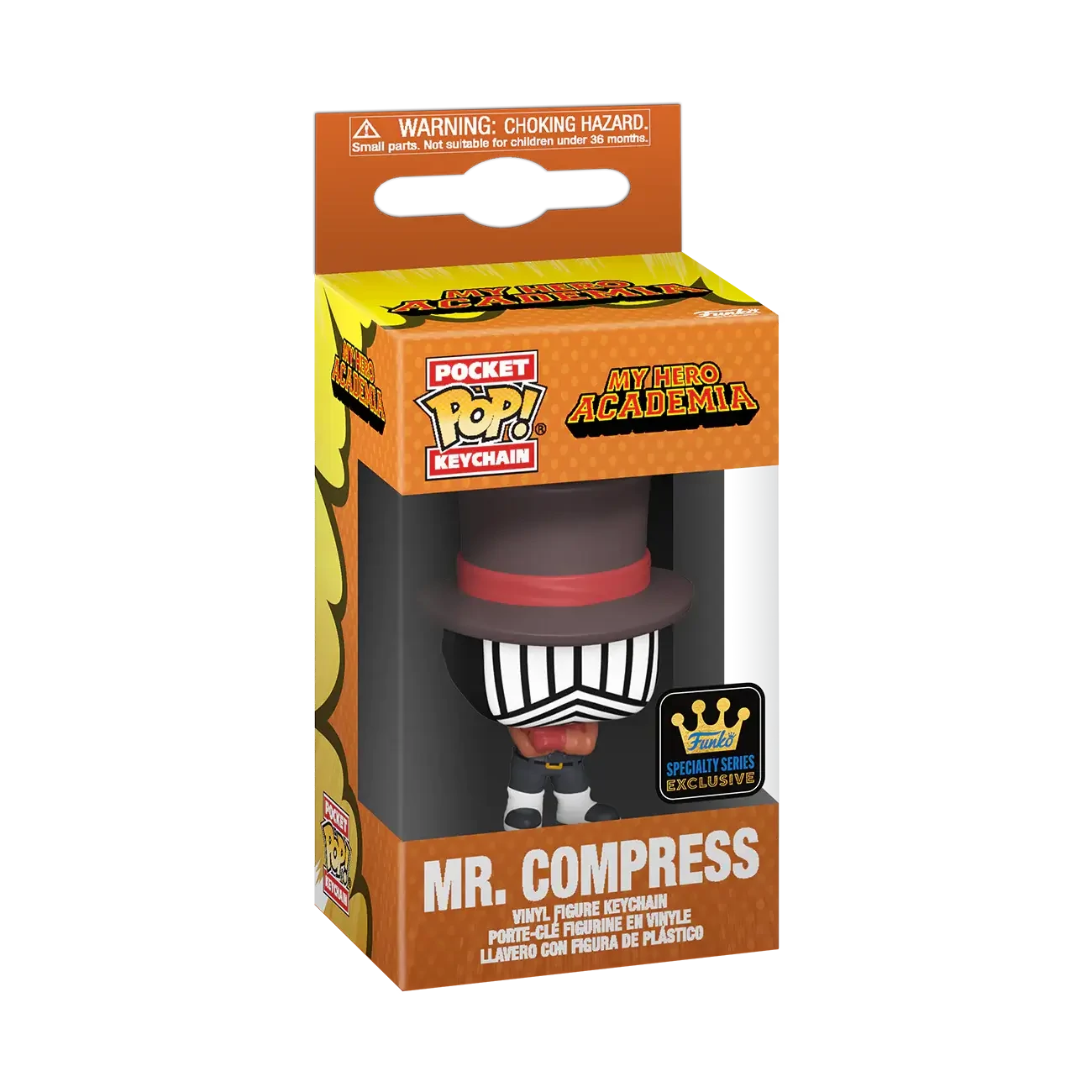 sticky Funko POP! My Hero Academia - Mr. Compress(Hideout) kulcstartó