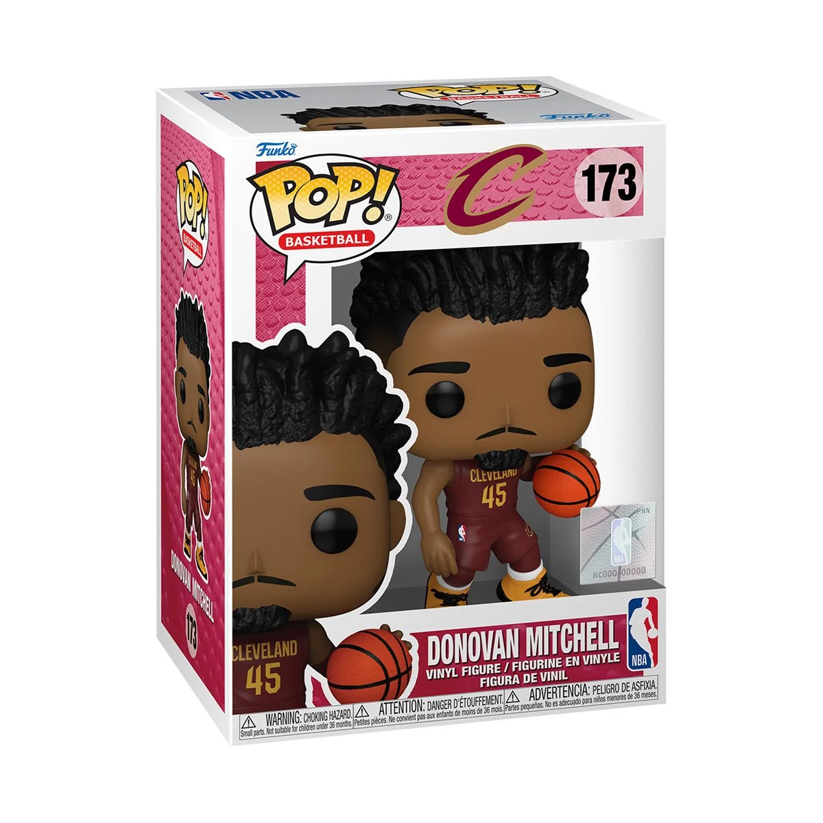 sticky Funko POP! NBA: Cavs - Donovan Mitchell figura #173