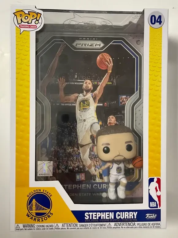 sticky Funko Pop! NBA Trading Cards: Golden State Warriors - Stephen Curry figura #04