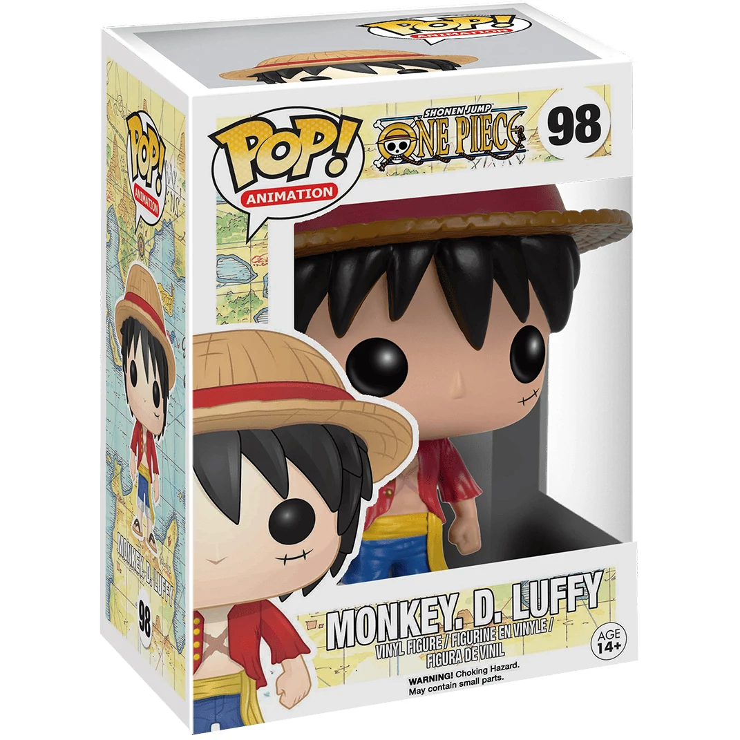 sticky Funko POP! One Piece - Monkey D. Luffy figura #98