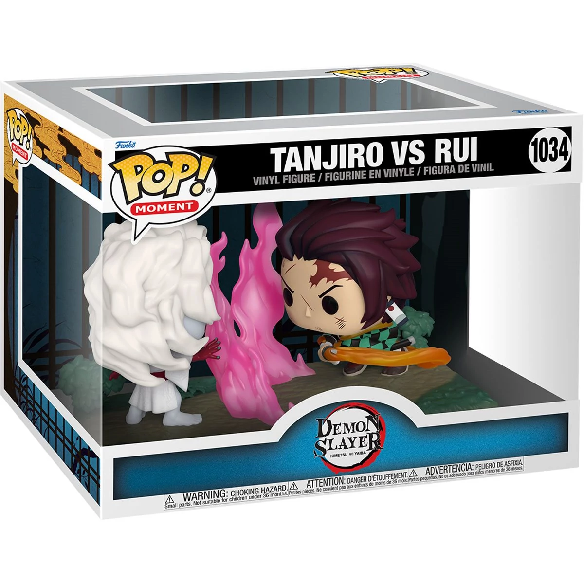 sticky Funko POP! Moment: Demon Slayer - Tanjiro vs. Rui figura #1034