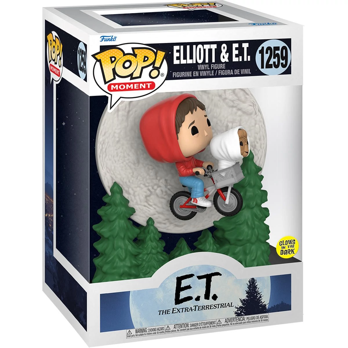 sticky Funko POP! Moment: E.T. - Elliot and E.T. flying figura #1259