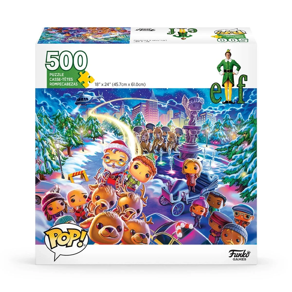 sticky Funko POP! Puzzles: Elf 500 darabos kirakó