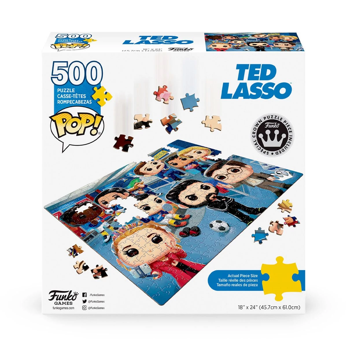 sticky Funko POP! Puzzles: Ted Lasso 500 darabos kirakó