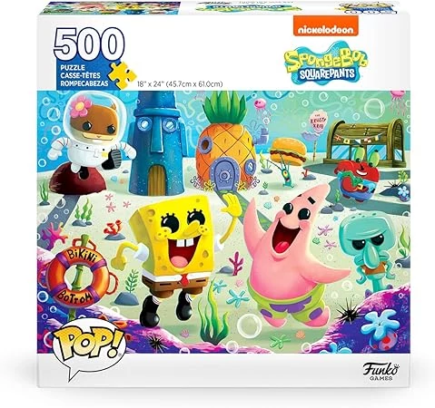 sticky Funko POP! Puzzles: Spongebob Squarepants 500 darabos kirakó