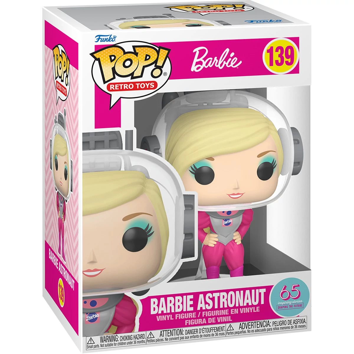 sticky Funko POP! Retro Toys: Barbie - Astronaut Barbie figura #139