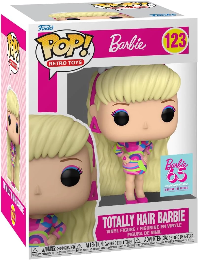 sticky Funko POP! Retro Toys: Barbie - Totally Hair Barbie figura #123