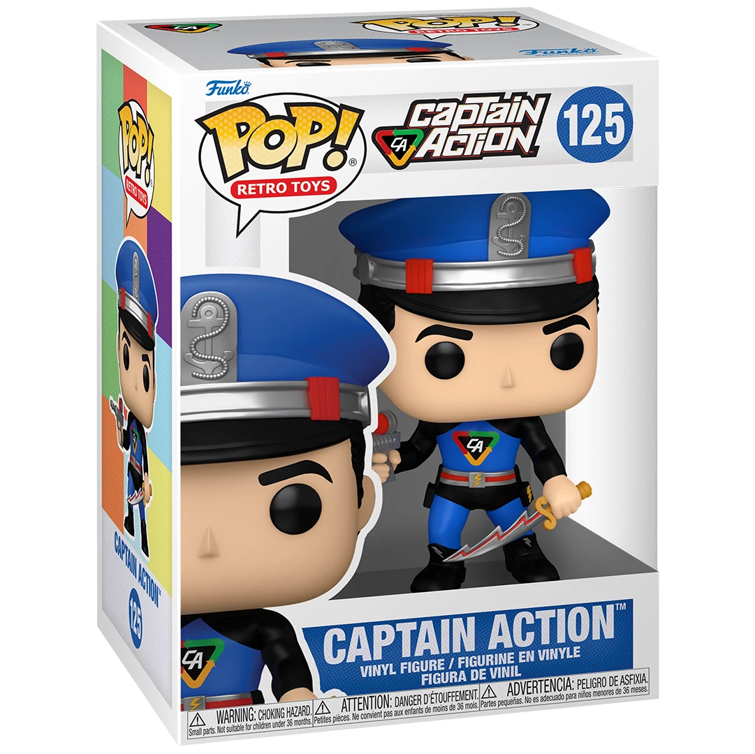 sticky Funko POP! Retro Toys - Captain Action figura #125