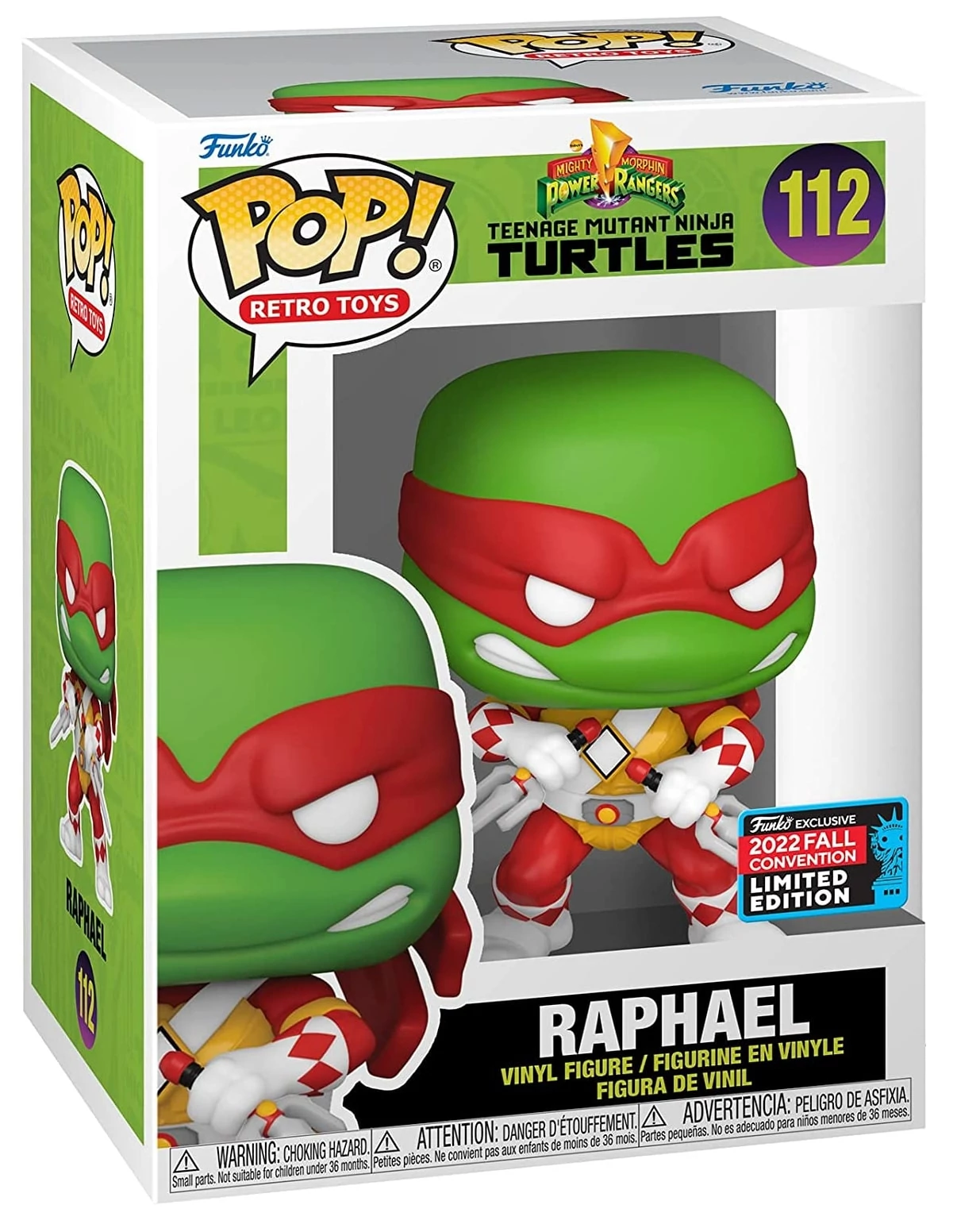 sticky Funko Pop! Retro Toys: TMNT x MMPR - Raphael #112