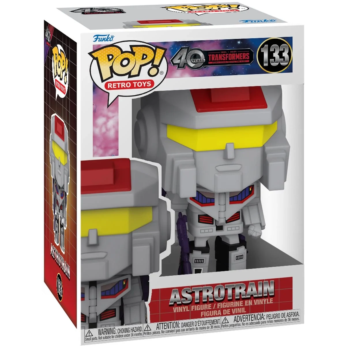 sticky Funko POP! Retro Toys: Transformers - Astrotrain figura #133