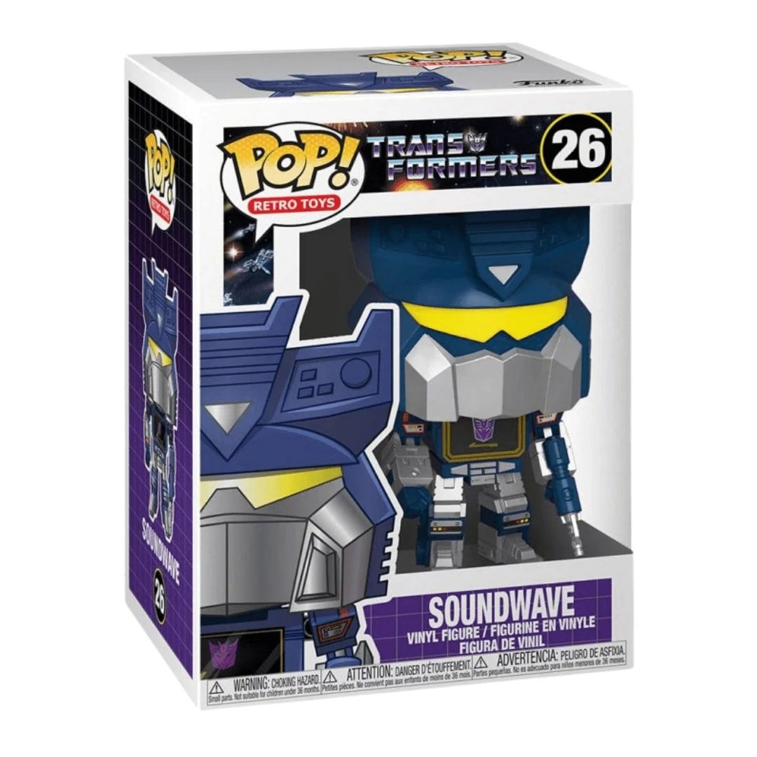 sticky Funko POP! Retro Toys: Transformers - Soundwave figura #134