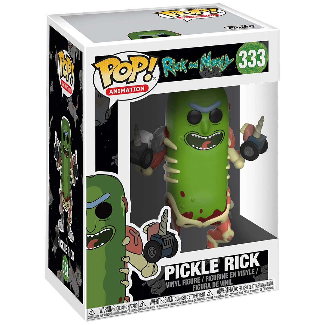 sticky Funko POP! Rick & Morty - Pickle Rick figura #333