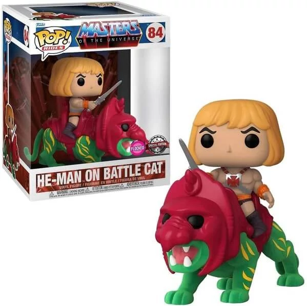 sticky Funko POP! Ride DLX: Masters of the Universe - He-Man on Battle Cat figura