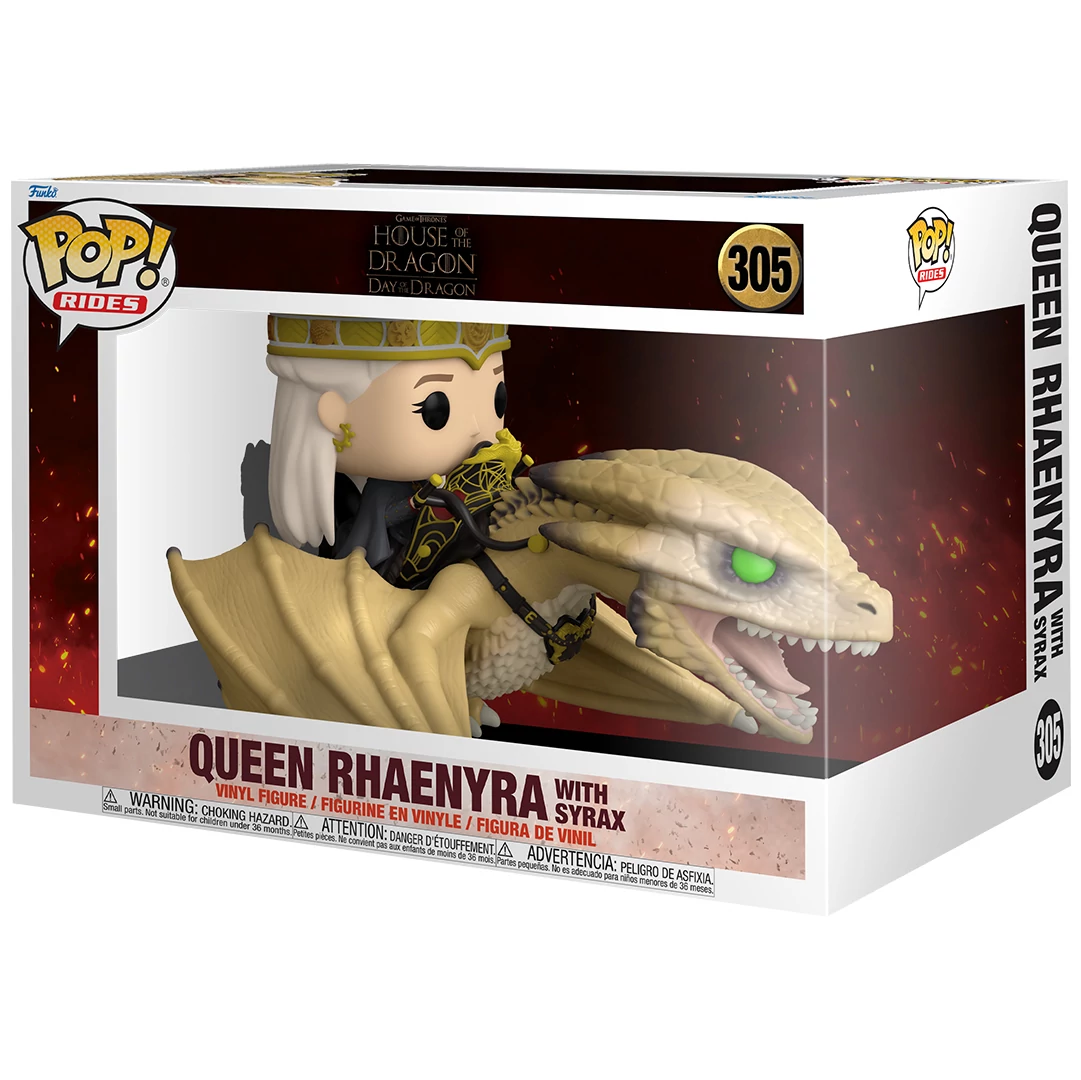 sticky Funko POP! Rides: House of the Dragon - Rhaenyra w/ Syrax figura #305