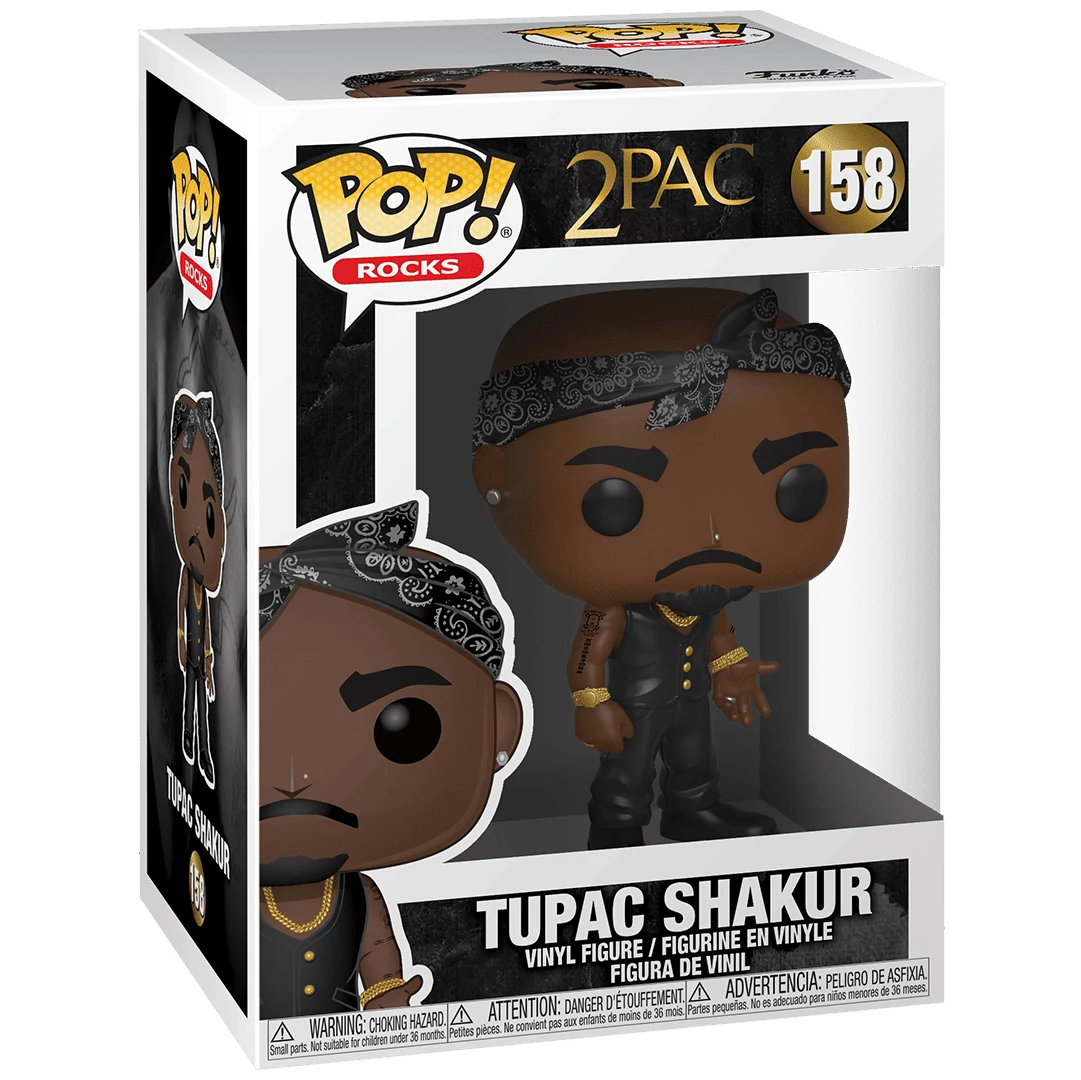 sticky Funko POP! Rocks: 2PAC - Tupac Shakur figura #158