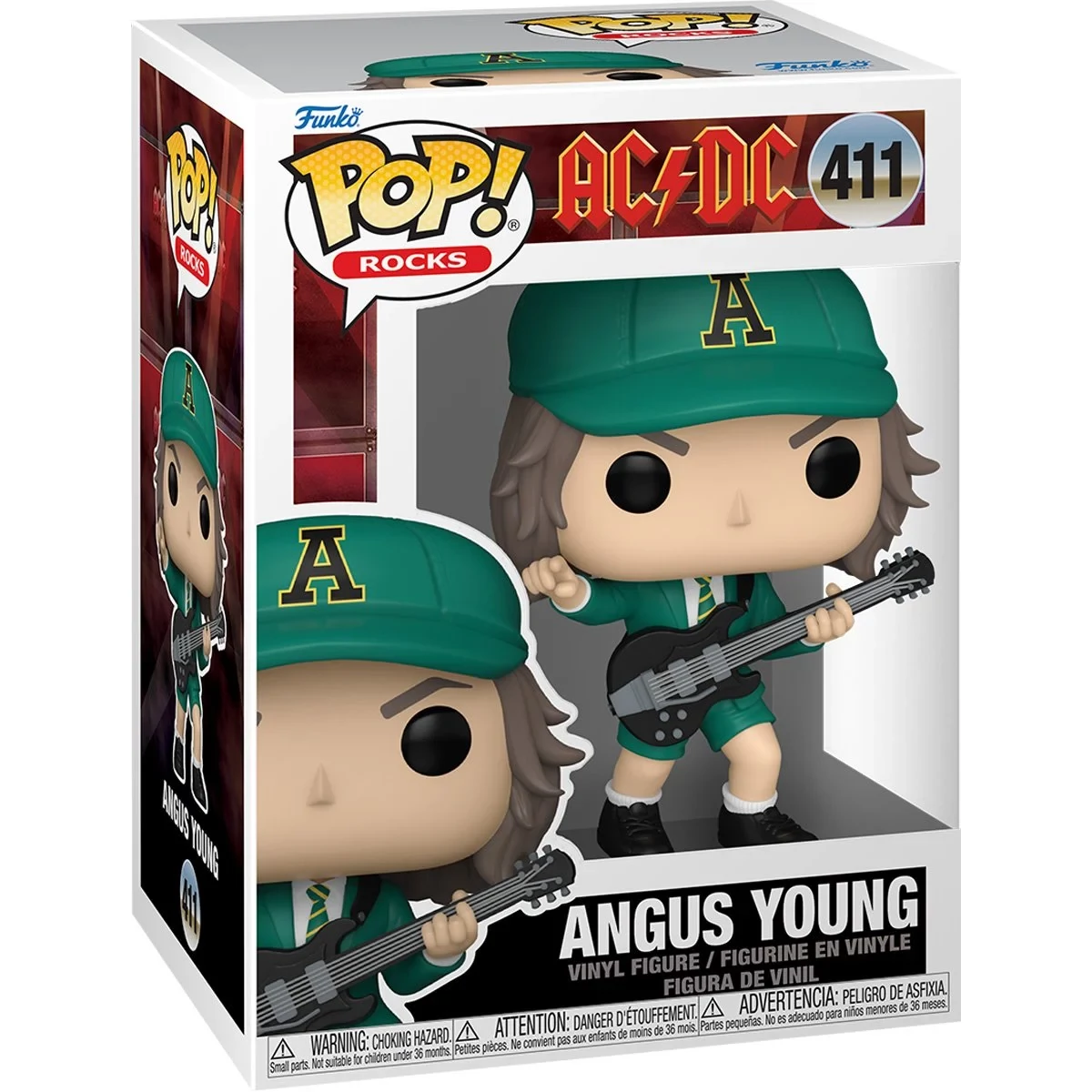 sticky Funko POP! Rocks: AC/DC - Angus Young (Green) figura #411