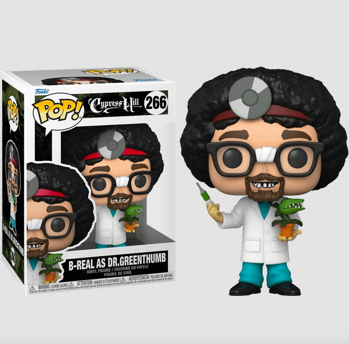 sticky Funko POP! Rocks: B Real (Dr. Greenthumb) figura #266