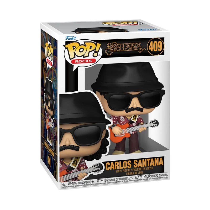 sticky Funko POP! Rocks: Carlos Santana figura #409