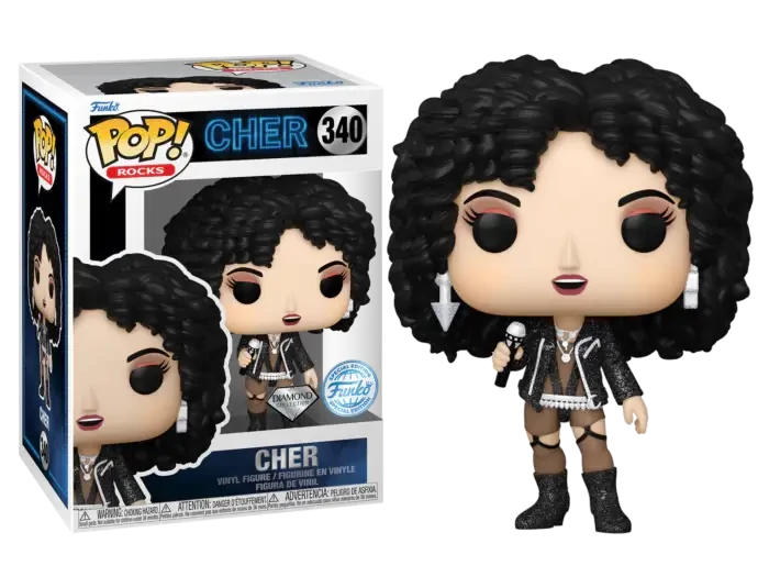 sticky Funko Pop! Rocks: Cher - Cher (Glitter) figura #340