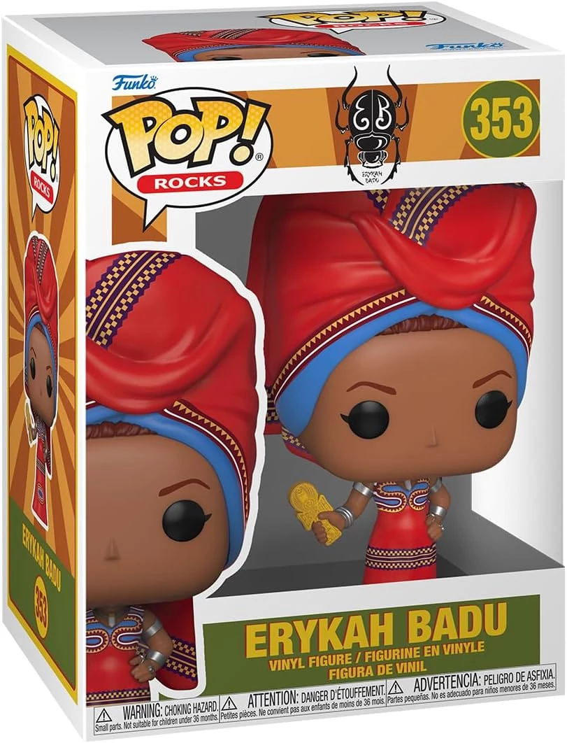 sticky Funko POP! Rocks: Erykah Badu (Tyrone) figura