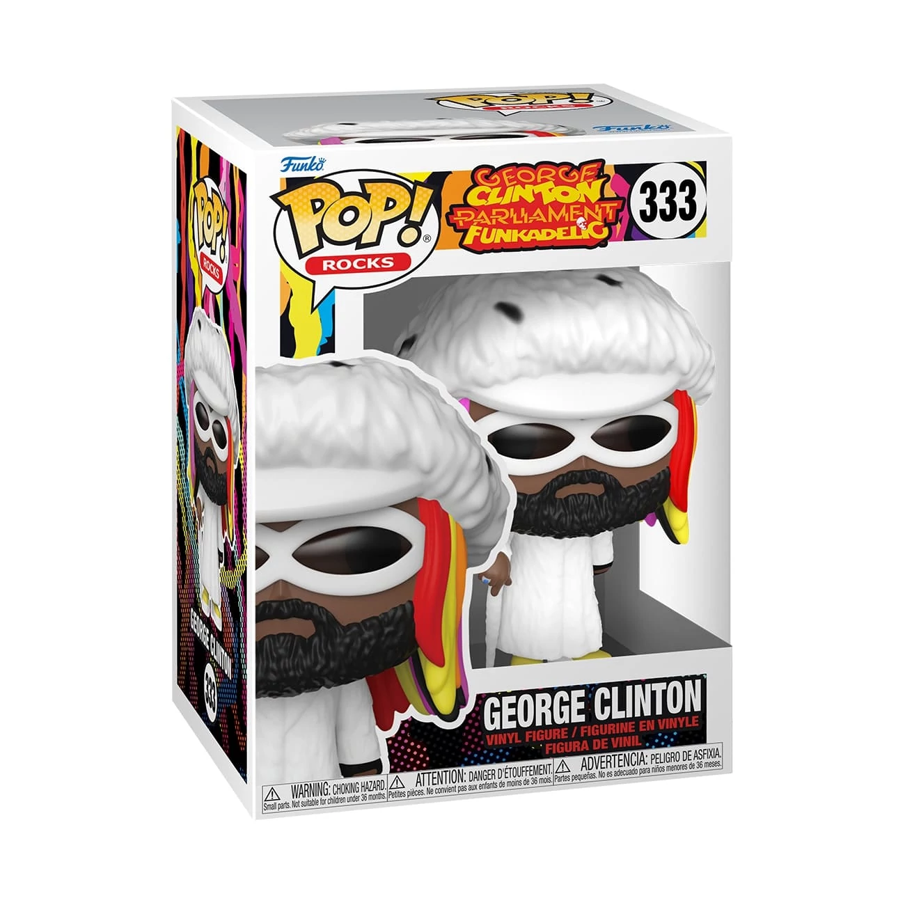 sticky Funko POP! Rocks: George Clinton S1 figura #333