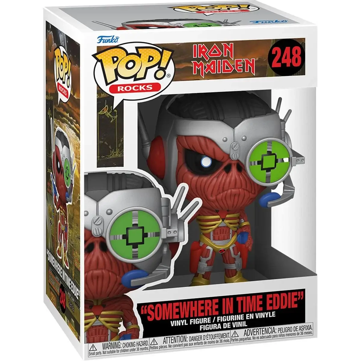 sticky Funko POP! Rocks: Iron Maiden Eddie - Somewhere in Time figura #248