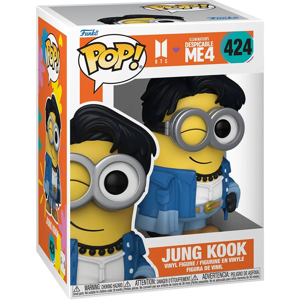 sticky Funko POP! Animation: Minions x BTS - Jung Kook figura #424