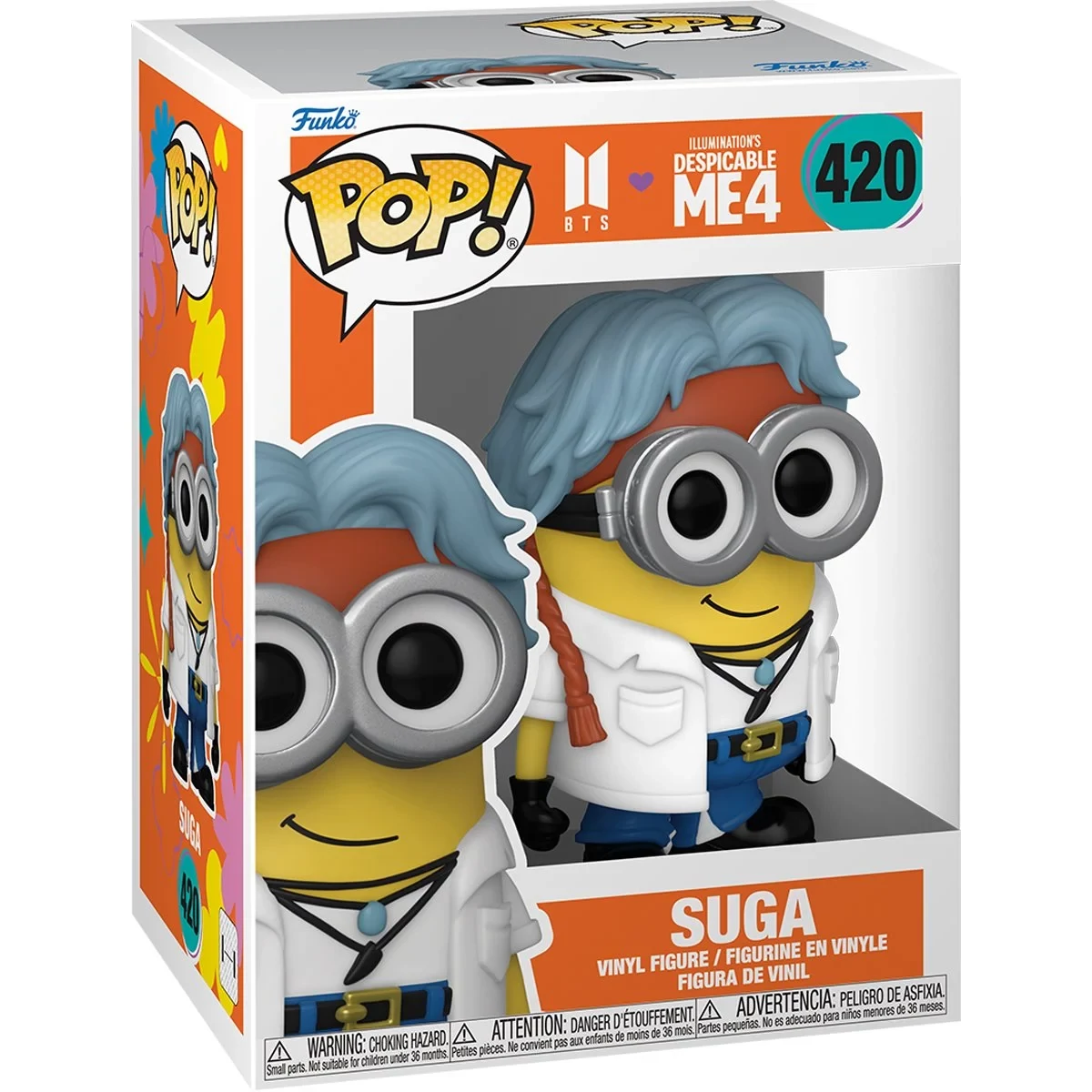 sticky Funko POP! Animation: Minions x BTS - Suga figura #420