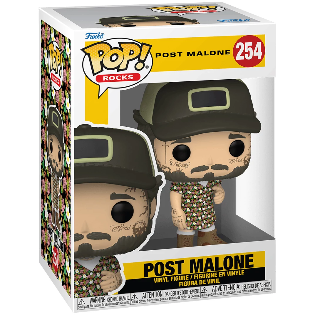 sticky Funko pop! Rocks: Post Malone Sundress figura #254