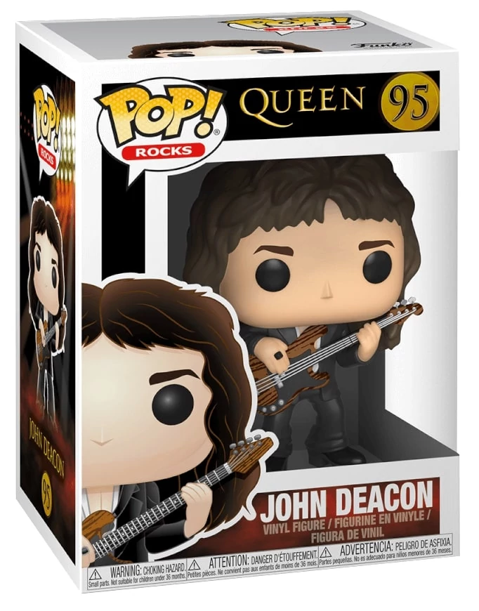 sticky Funko Pop! Rocks: Queen - John Deacon figura #95