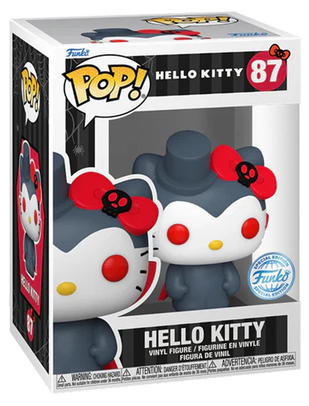 sticky Funko POP! Sanrio: Hello Kitty - Hello Kitty as Dracula figura #87