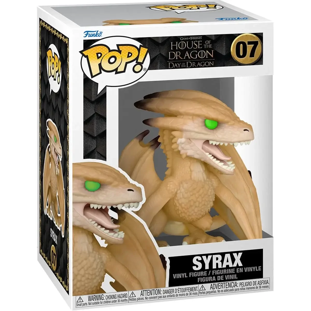 sticky Funko POP! TV: House of the Dragon - Syrax (Dragon) figura #7